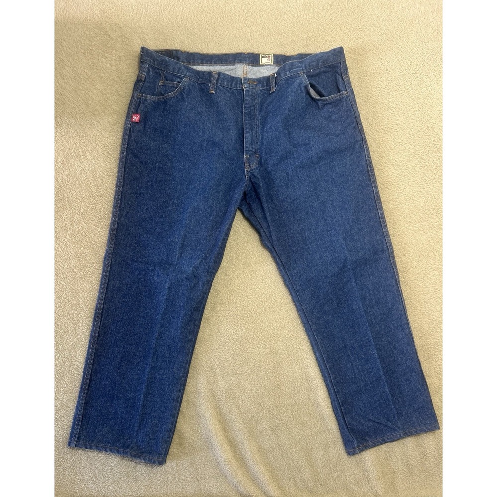 Reed FR Blue Denim Flame Resistant Work Jeans  Cat 2 2112 Mens 44x37U‎ Work Wear